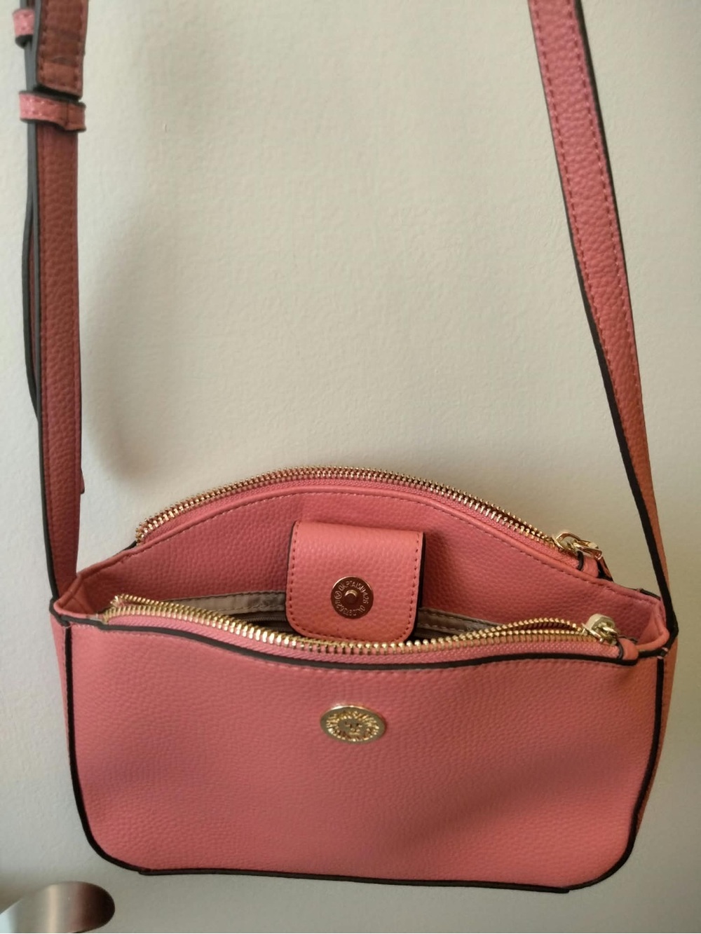 Ann Klein Pink Crossbody Bag